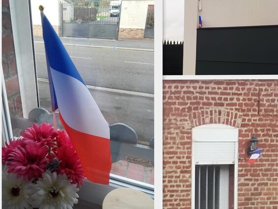 Samedi 10 et dimanche 11 novembre 2018, Un drapeau sur chaque maison à Haynecourt