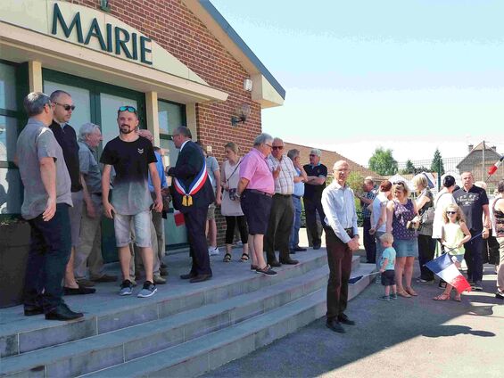 Mardi 8 mai 2018, Commémoration de l'armistice à Haynecourt