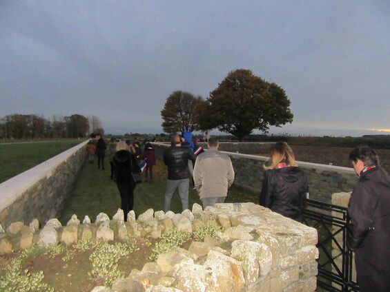 Samedi 10 novembre 2018, Veillée de commémoration de l'armistice à Haynecourt