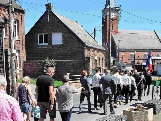 Mardi 8 mai 2018, Commémoration de l'armistice à Haynecourt