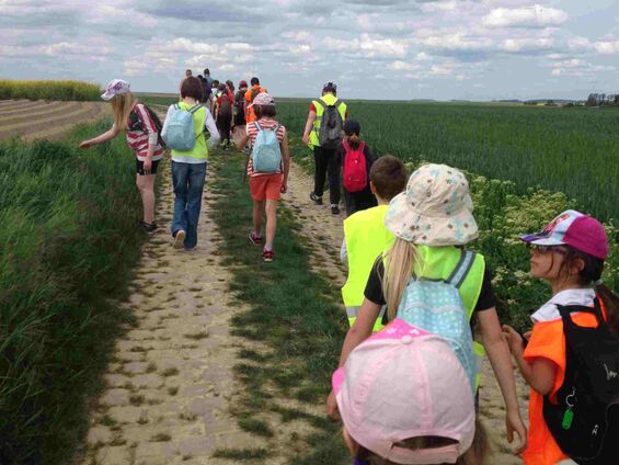 Parcours du cœur scolaire 2016 à Blécourt