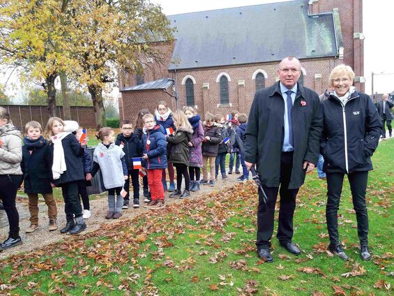 11.11.2017. Cantaing sur l'Escaut, inauguration du mémorial Mackintosk