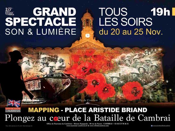 Mapping à Cambrai du 20 au 25 novembre 2017