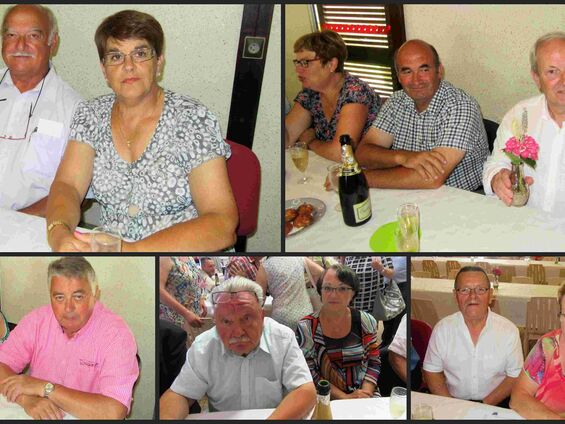 Dimanche 9 juillet 2017, les maires de Ribécourt-la-Tour, de Neuville-Saint-Rémy et d'Epinoy sont à la ducasse d'Haynecourt