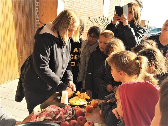 Mardi 10 octobre 2019, Visite du verger d'Epinoy