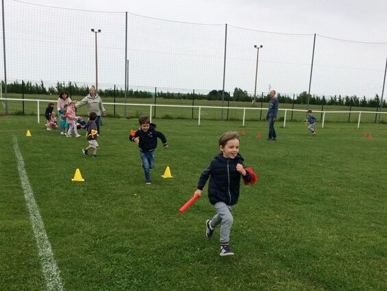 Lundi 3 juin 2019, Rencontres sportives pour les maternelles avec l'USEP à Cambrai