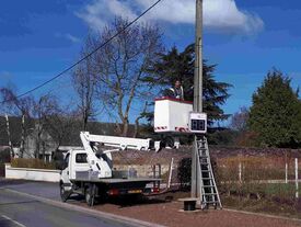 La fibre optique est installée dans le village
