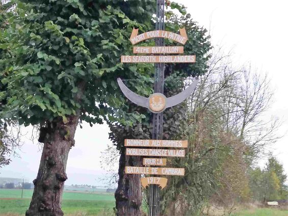 11.11.2017. Cantaing sur l'Escaut, inauguration du mémorial Mackintosk
