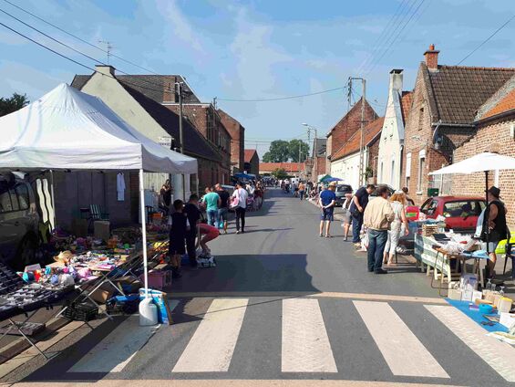 Samedi 7 juillet 2018, la brocante à Haynecourt