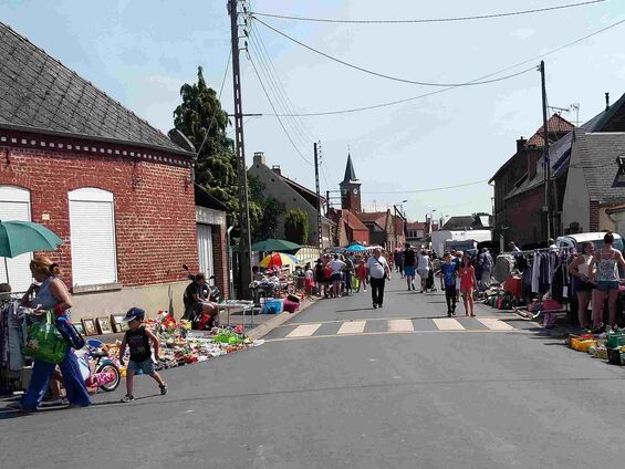 Samedi 7 juillet 2018, la brocante à Haynecourt