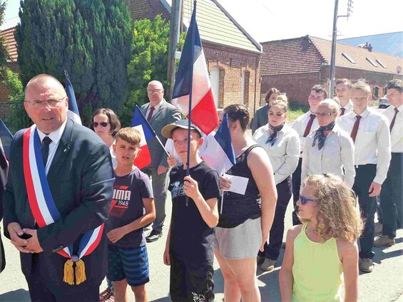 Mardi 8 mai 2018, Commémoration de l'armistice à Haynecourt