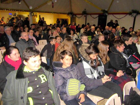 Mercredi 21 décembre 2016, l'arbre de Noël à Haynecourt