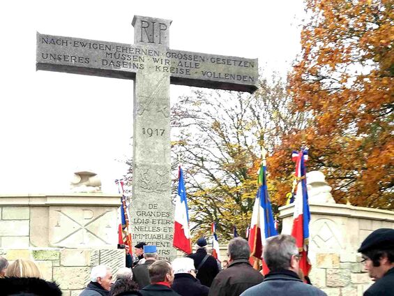 2017.11.20. Commémoration au cimetière allemand à Cambrai