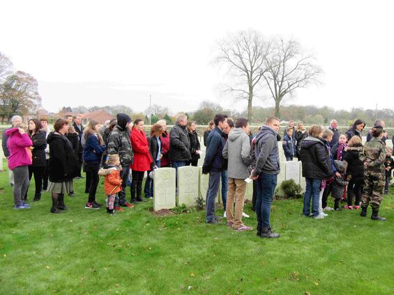Mercredi 11 novembre 2015, Commémoration de l'armistice à Haynecourt