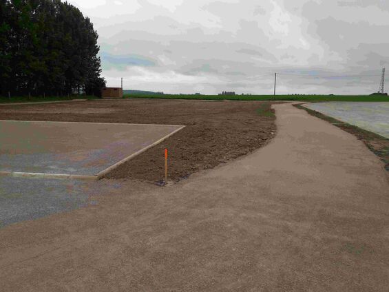 Création du terrain omnisports d'Haynecourt en 2016