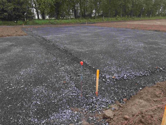 Création du terrain omnisports d'Haynecourt en 2016