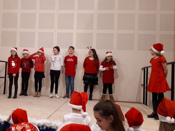 Mardi 17 décembre 2019, Arbre de Noël des classes du R.P.I.d'Haynecourt-Sancourt-Blécourt