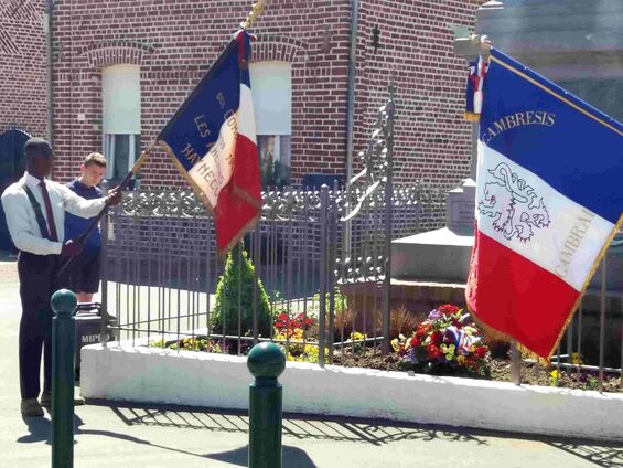 Mardi 8 mai 2018, Commémoration de l'armistice à Haynecourt