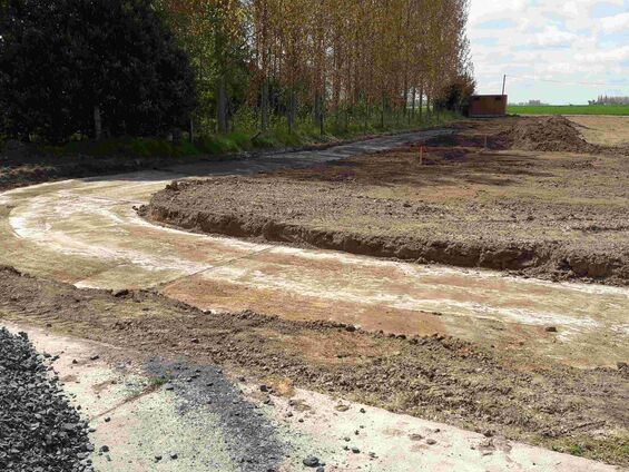 Création du terrain omnisports d'Haynecourt en 2016