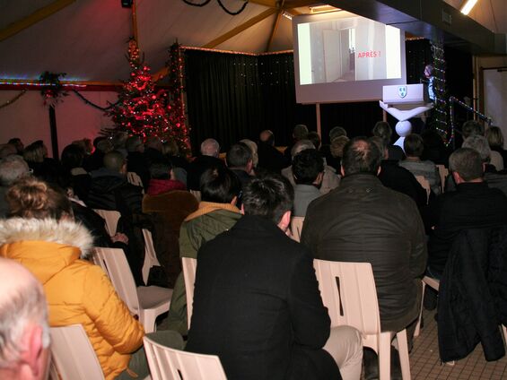 Vendredi 4 janvier 2019, Soirée des vœux au maire à Haynecourt