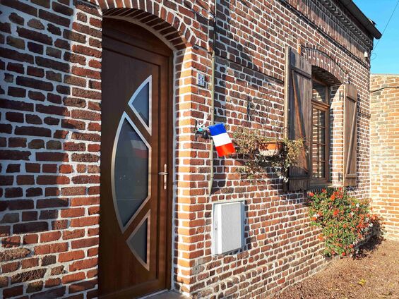Samedi 10 et dimanche 11 novembre 2018, Un drapeau sur chaque maison à Haynecourt