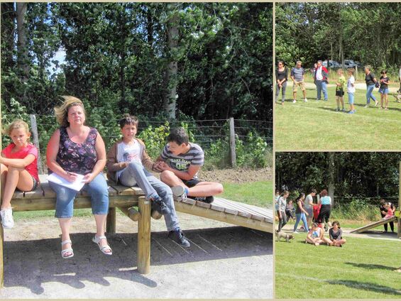 Vendredi 14 juillet 2017, Jeux sur le terrain omnisports d'Haynecourt