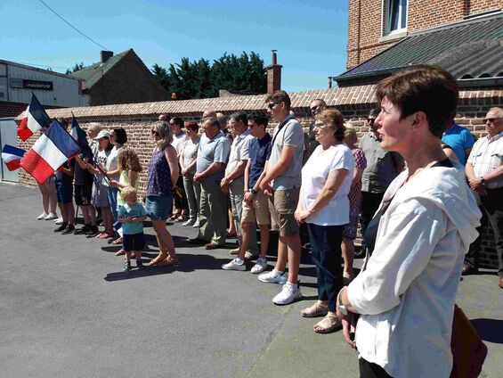 Mardi 8 mai 2018, Commémoration de l'armistice à Haynecourt