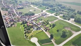 Haynecourt : vue du haut de la rue de Bourlon