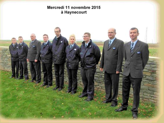 Mercredi 11 novembre 2015, Commémoration de l'armistice à Haynecourt