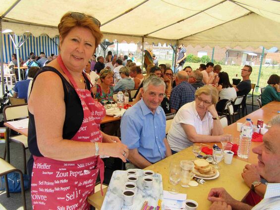 Dimanche 8 juillet 2018, Ducasse à Haynecourt ... Merci à Bernadette pour le service qu'elle a assuré