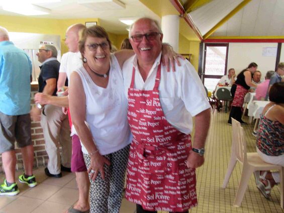 Dimanche 8 juillet 2018, Ducasse à Haynecourt ... Un grand merci à Bernard pour le service qu'il a assuré en salle