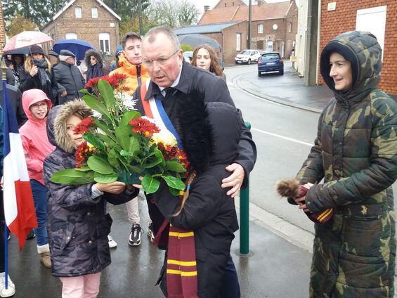 Lundi 11 novembre 2019, Commémoration de l'armistice à Haynecourt