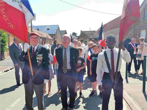 Mardi 8 mai 2018, Commémoration de l'armistice à Haynecourt