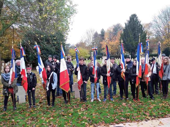 2017.11.20. Commémoration au cimetière allemand à Cambrai