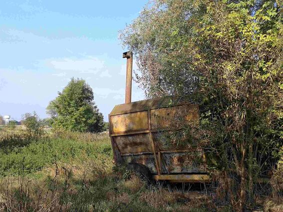 Déchets sur les pistes d'Haynecourt avant 2016