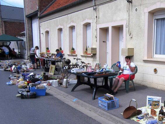 Samedi 8 juillet 2017, Brocante à Haynecourt