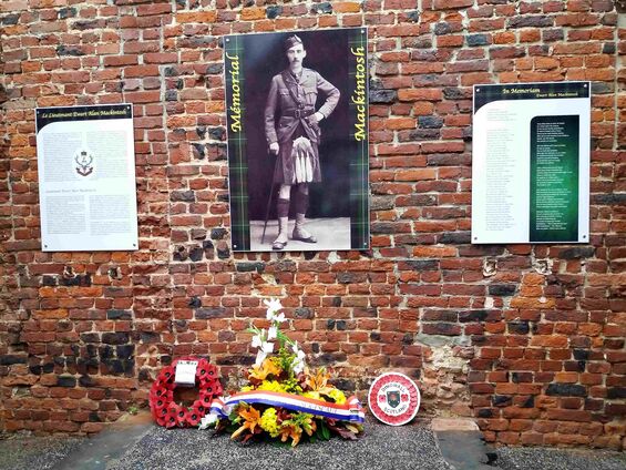 11.11.2017. Cantaing sur l'Escaut, inauguration du mémorial Mackintosk