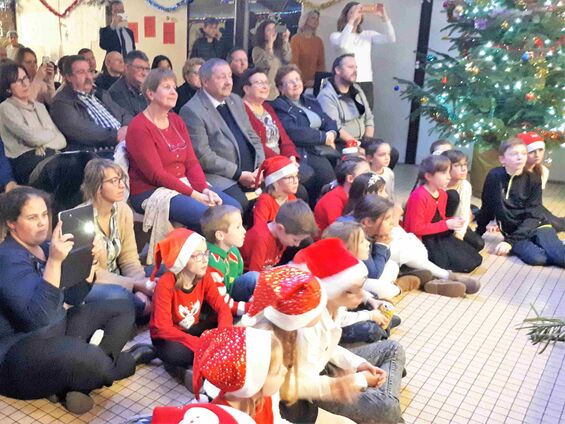Mardi 18 décembre 2018, Fête de Noël du RPI à Haynecourt