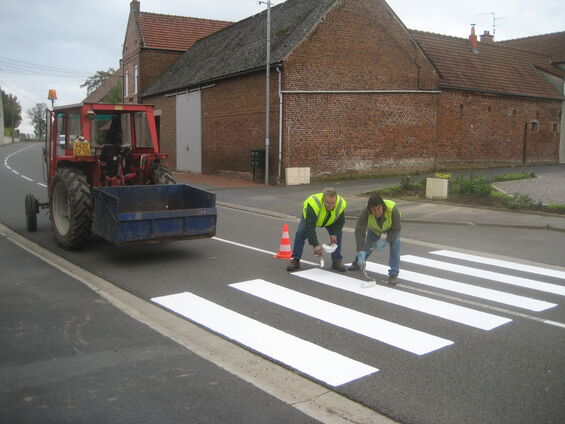 Travaux rue des Chanoines en novembre 2014