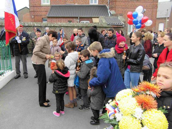 Mercredi 11 novembre 2015, Commémoration de l'armistice à Haynecourt