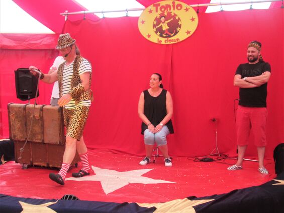 Lundi 24 juin 2019, Sortie au cirque de Tonio à Arneke