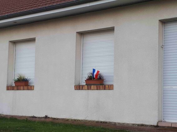 Samedi 10 et dimanche 11 novembre 2018, Un drapeau sur chaque maison à Haynecourt