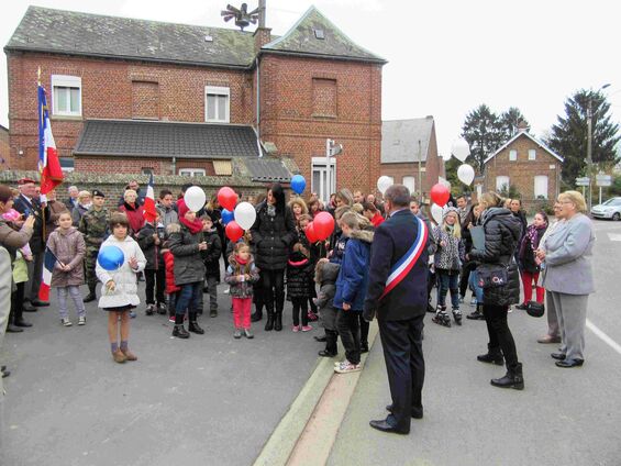 Mercredi 11 novembre 2015, Commémoration de l'armistice à Haynecourt