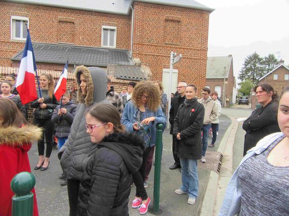 Lundi 8 mai 2017, commémoration à Haynecourt