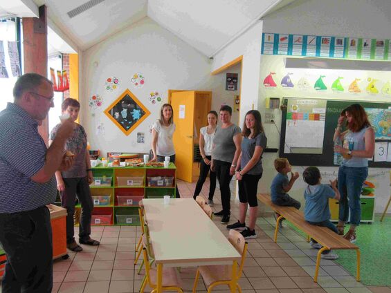 Mardi 4 juillet 2017, Portes ouvertes à l'école maternelle d'Haynecourt