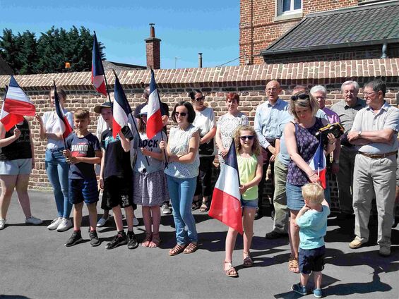 Mardi 8 mai 2018, Commémoration de l'armistice à Haynecourt