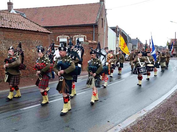 11.11.2017. Cantaing sur l'Escaut, inauguration du mémorial Mackintosk