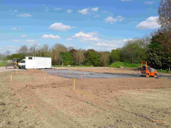 Création du terrain omnisports d'Haynecourt en 2016