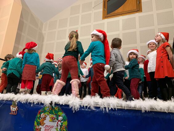 Mardi 17 décembre 2019, Arbre de Noël des classes du R.P.I.d'Haynecourt-Sancourt-Blécourt