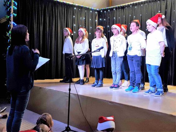 Mardi 18 décembre 2018, Fête de Noël du RPI à Haynecourt